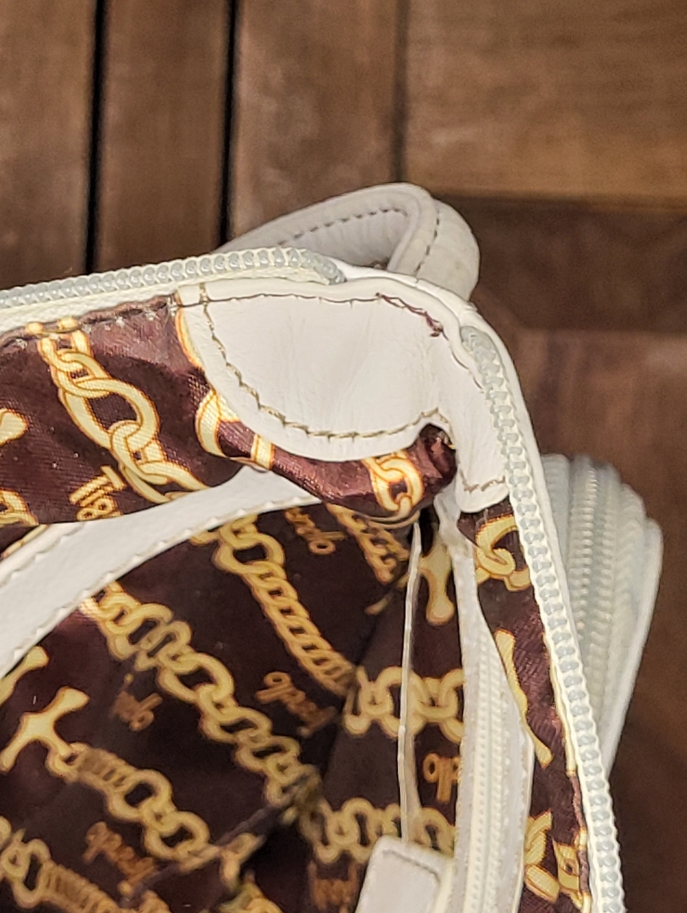 Tignanello white leather crossbody bag - Picture 15 of 15